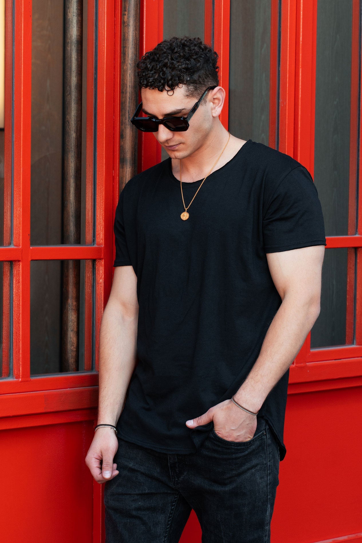 Long Fit cuello reventado